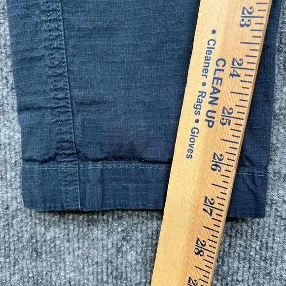 Vuori Pants Womens S Blue Ripstop VW401 Zip Pockets Cargo Hiking Straight Leg